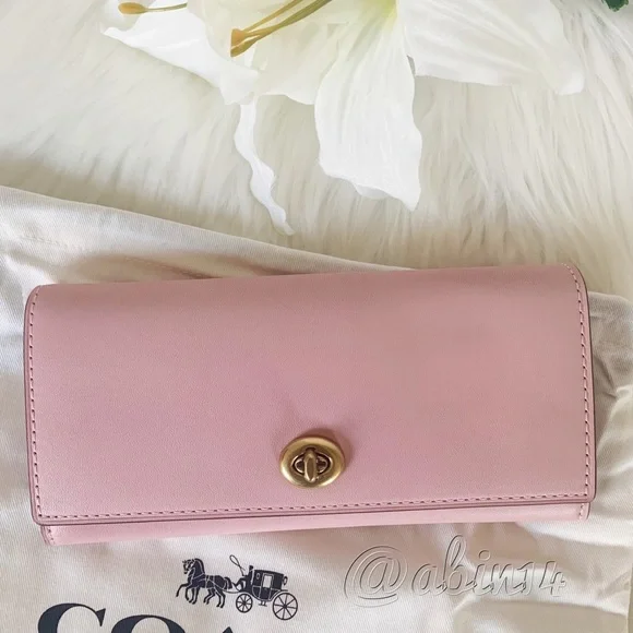 NWT Coach 1941 Glovetanned Leather Turnlock Envelope Wallet - Picture 7 of 7